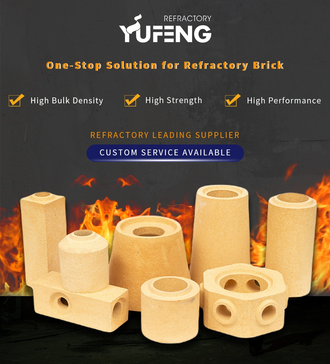 Molten Steel Pouring Control Material Hollowware Casting Refractory Round/Square Tube/Spider/Funnel Fire Bricks for Foundry