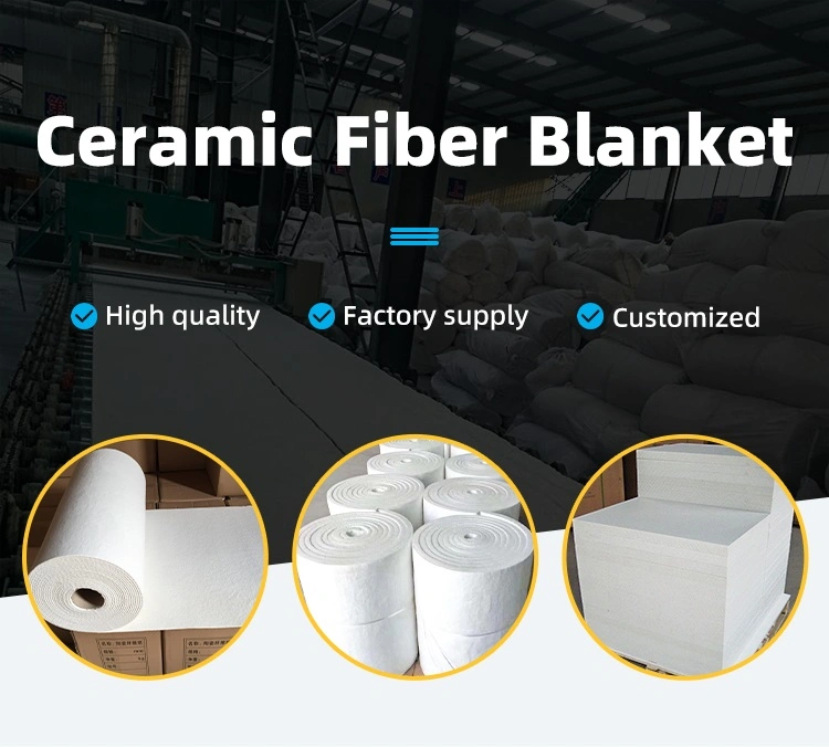 Refractory 6-50 mm Thickness Ceramic Fiber Blanket Kiln Insulation Product for Sale