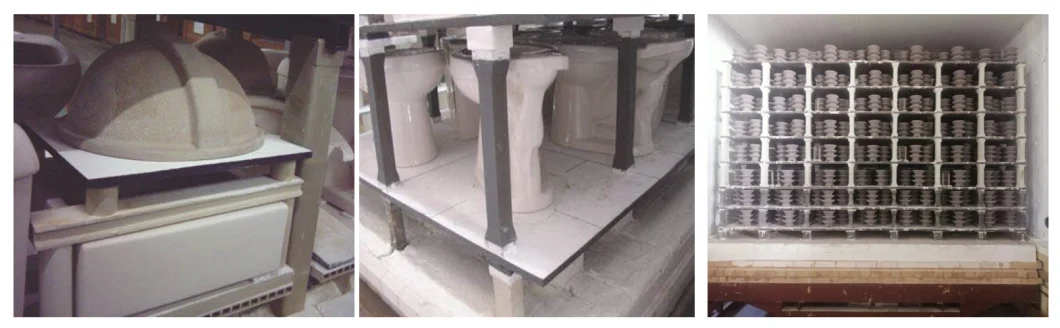 Nsic Nitride Bonded Silicon Carbide Plate/Shelf/Tube/Pillar Refractory Kiln Furniture for Sanitary Ware