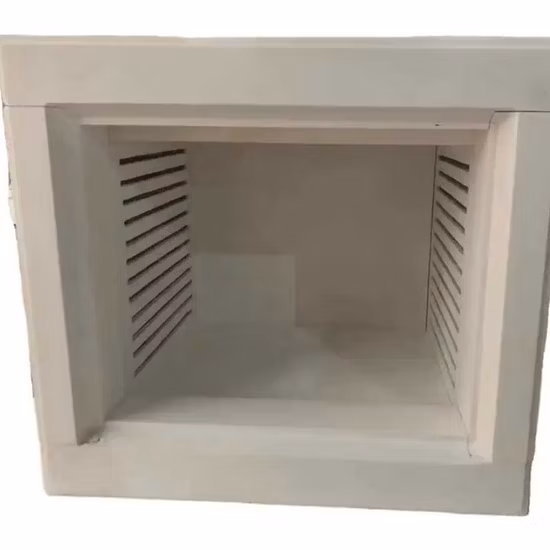 Produits spéciaux de fibre de céramique de forme de forme de vide d'isolation réfractaire d'alumine à hautes températures de vente chaude